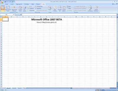 Microsoft Excel 2007 Beta 1 07