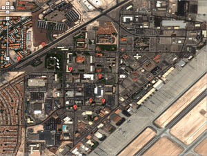 La base militare di Nellis, Las Vegas