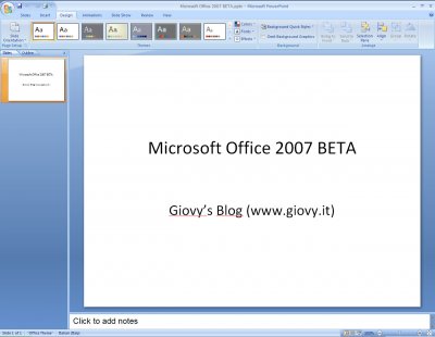 Microsoft PowerPoint 2007 Beta 1 04