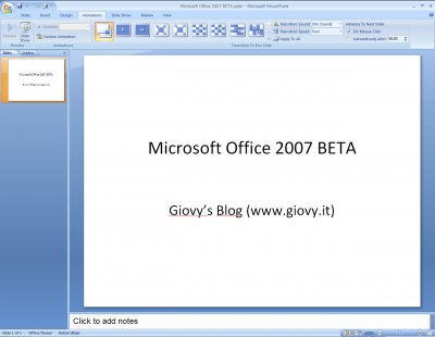 Microsoft PowerPoint 2007 Beta 1 05