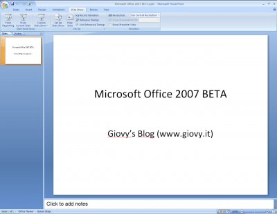 Microsoft PowerPoint 2007 Beta 1 06