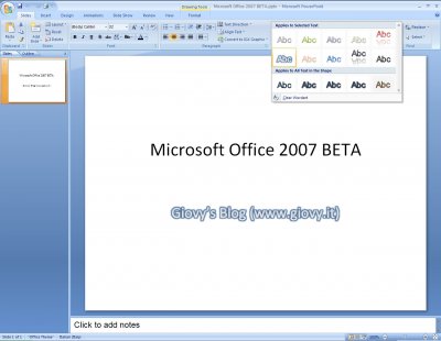 Microsoft PowerPoint 2007 Beta 1 02
