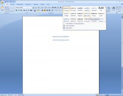 Microsoft Word 2007 Beta 1 02