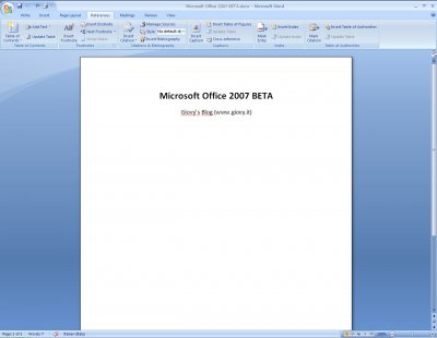 Microsoft Word 2007 Beta 1 06